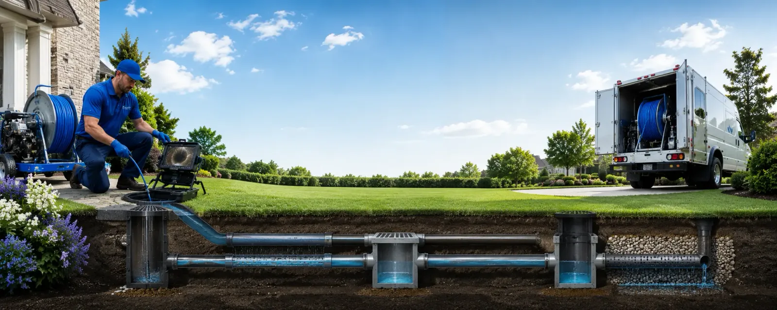 Outdoor drain cleaning information for Reno, OH