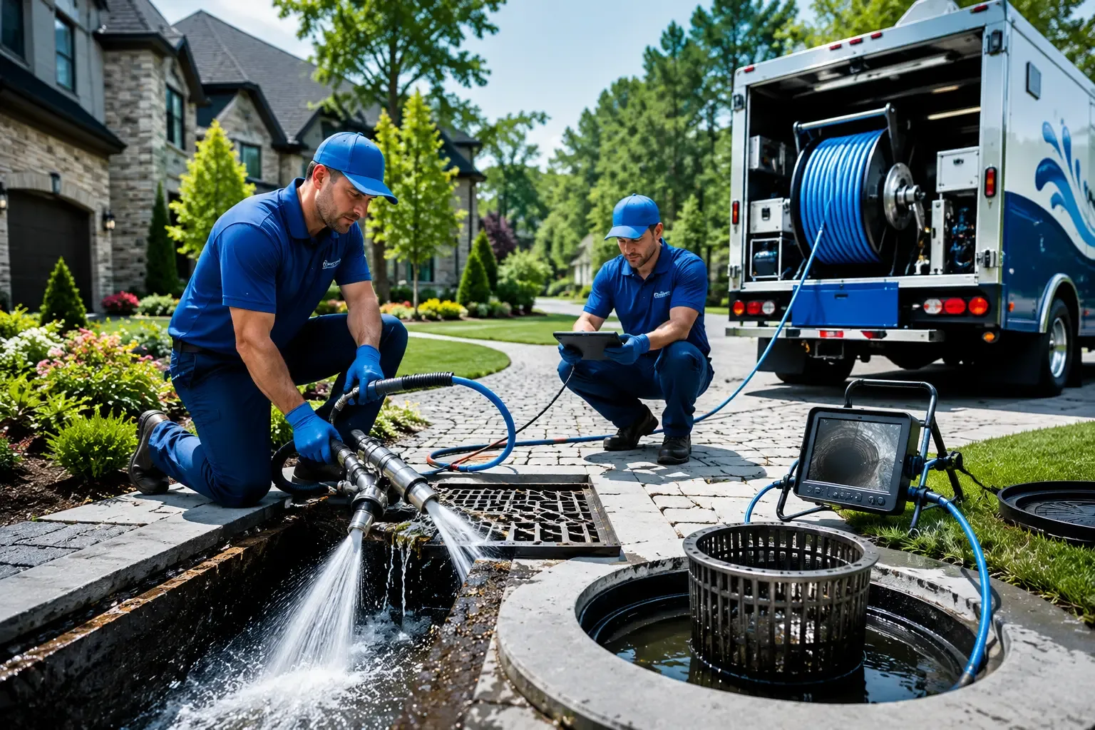 Local outdoor drain cleaning professionals in Reno, OH