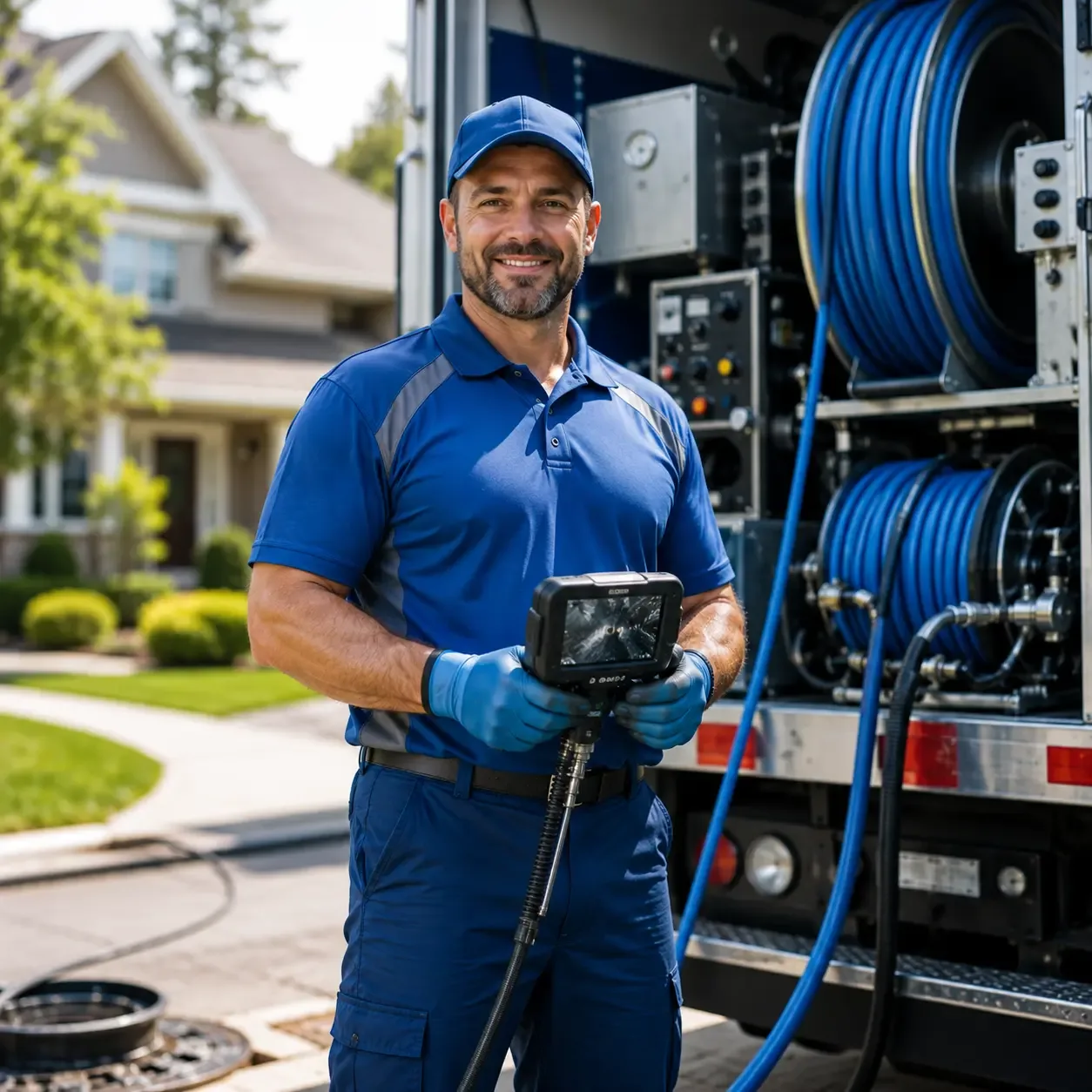Local outdoor drain cleaning specialists in Reno, OH